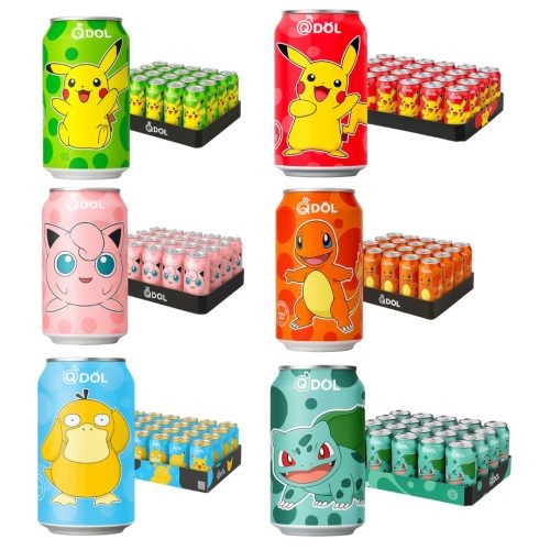 Pokemon Flavoured Sparkling Water 24 Cans £14.99 At Discount Dragon